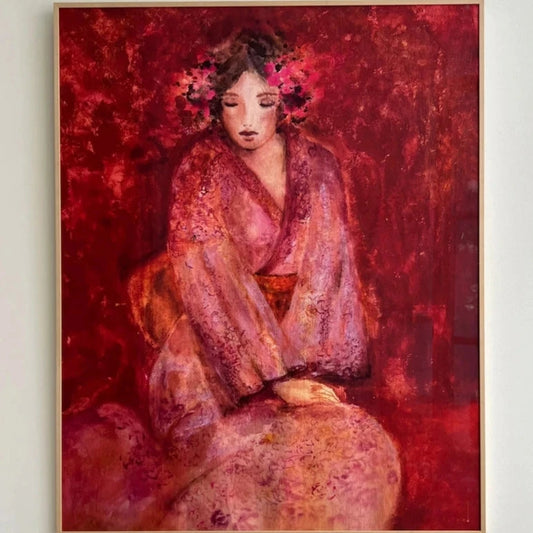 Fleurs Japonaises Art Print