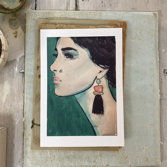 Émeraude Art Print