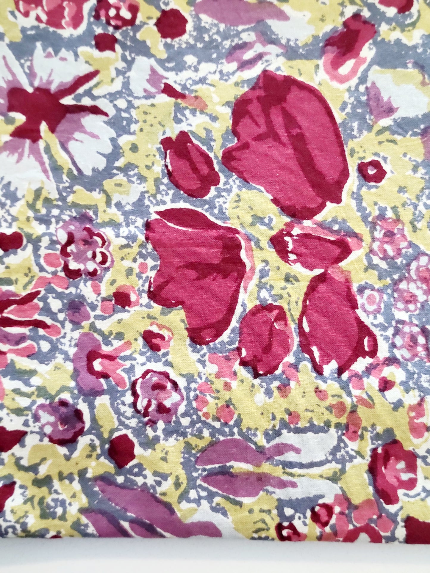 Jardin Red and Grey French Tablecloth