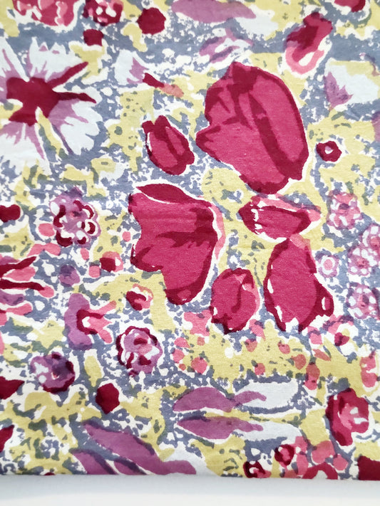 Jardin Red and Grey French Tablecloth