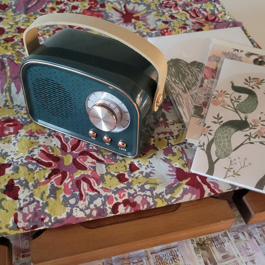 Emerald Retro Blue Tooth Speaker