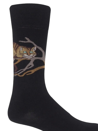 Men's Luxury Cotton Socks, Alice's in Wonderland Cheshire Cat