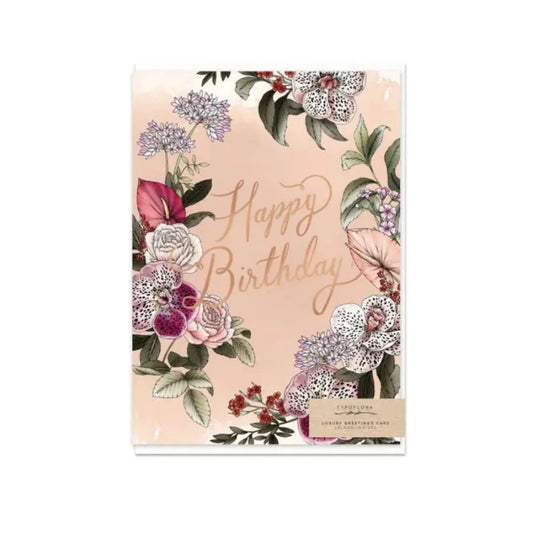 Typoflora - Happy Birthday