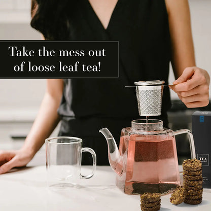 Bold Black Teas & Floral Greens with Infuser