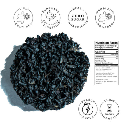 Probiotic Black Tea Discs Kenyan Bold