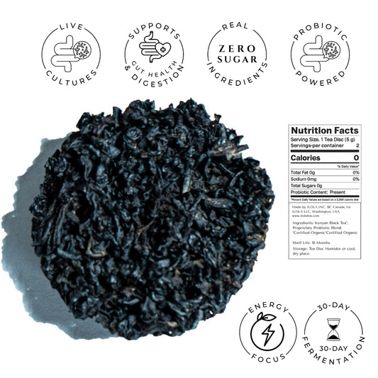 Probiotic Black Tea Discs Kenyan Bold