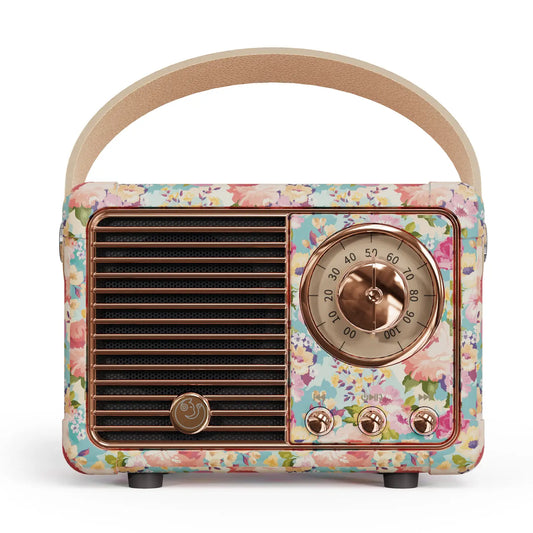 Floral Vintage Blue Tooth Speaker