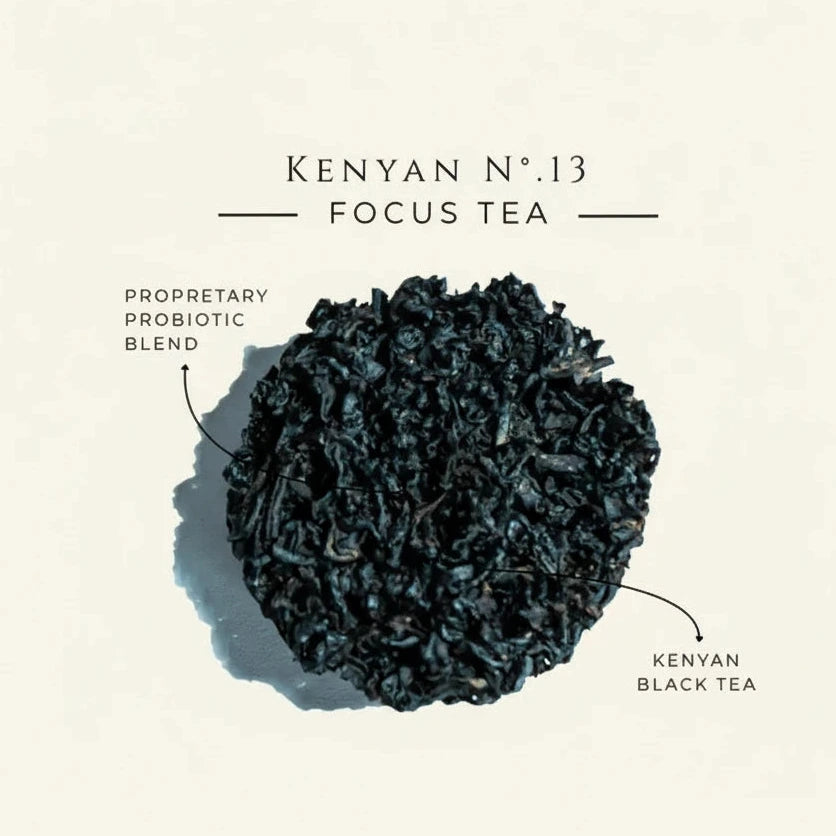 Kenyan No. 13 Bold Single Origin Probiotic Black Tea Discs
