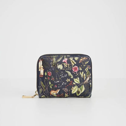 Wolf Garden Navy Zip Wallet Small