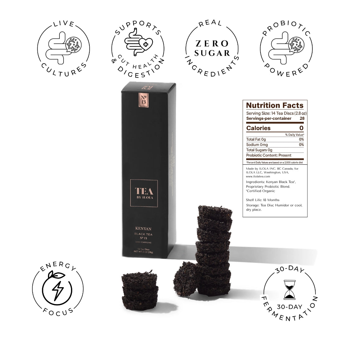Probiotic Black Tea Discs Kenyan Bold