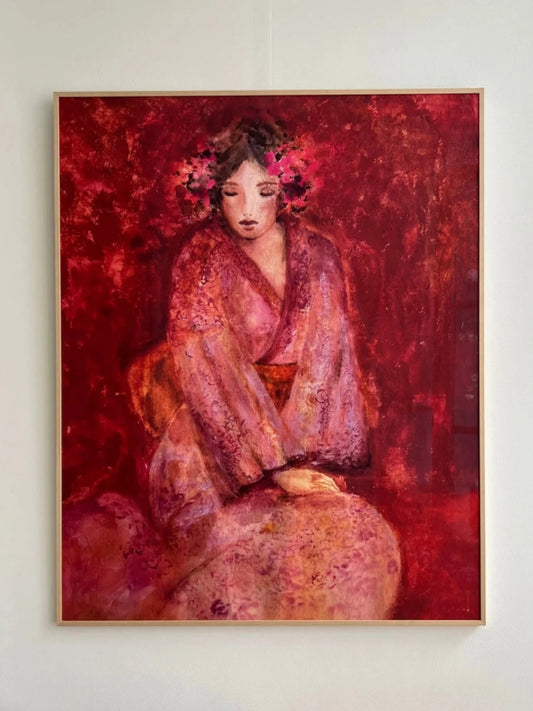 Fleurs Japonaises Art Print