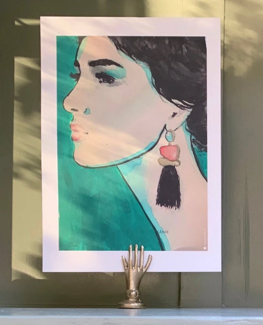 Émeraude Art Print