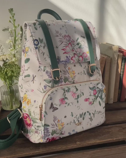 British Blooming Toile Backpack